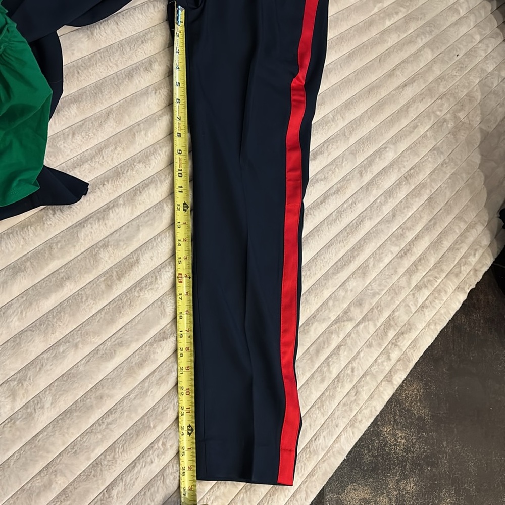 Banana Republic navy pant with red stripe - 10 - Picture 4 of 5